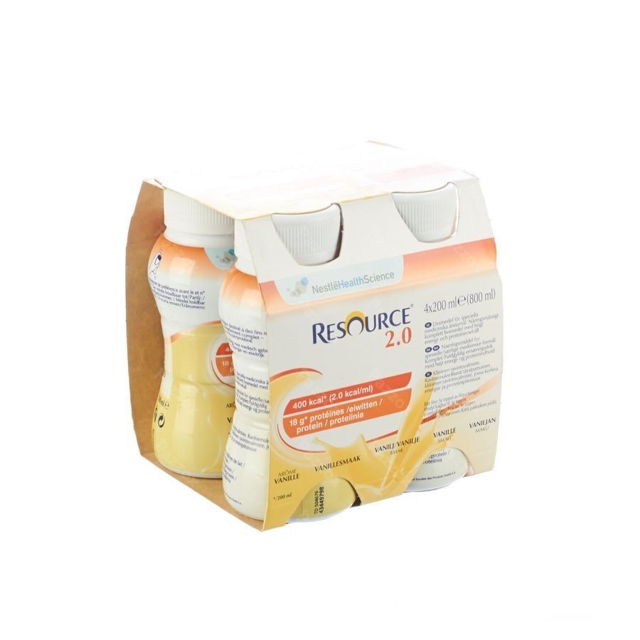 Resource 2.0 Vanille 4x200ml