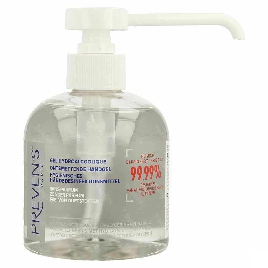Preven's Handgel Hydro Alc. Fl 300ml + Pomp