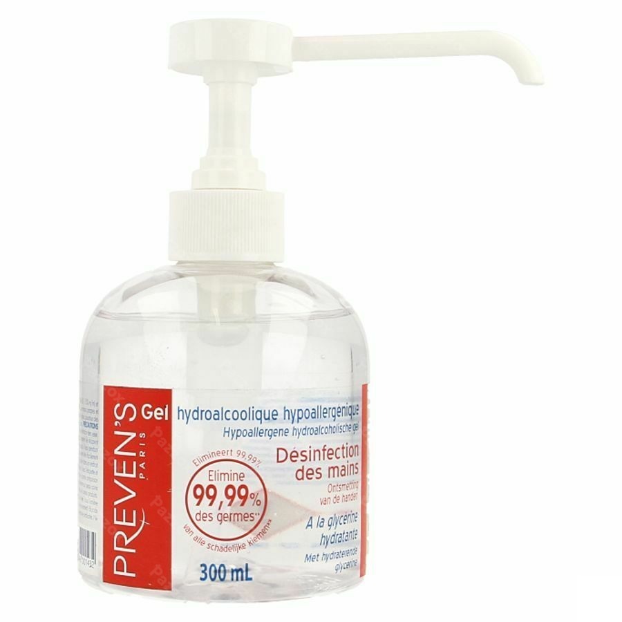 Preven's Handgel Hydro Alc. Fl 300ml + Pomp
