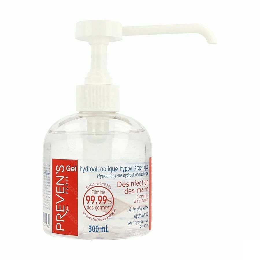 Preven's Handgel Hydro Alc. Fl 300ml + Pomp
