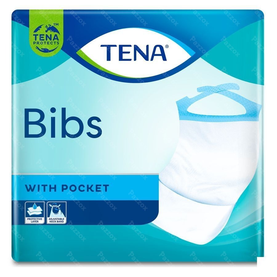 Tena Bib Medium Serviette Wegwerp 150 720511