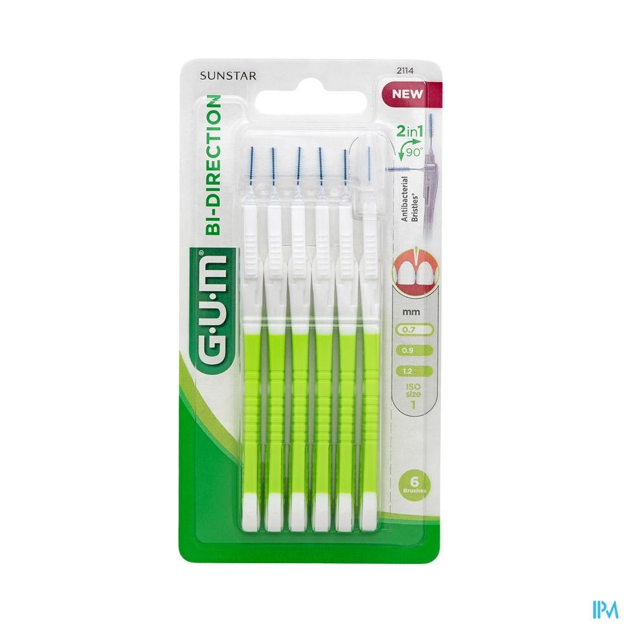 Gum Interdent.bi-direction 0,7mm Ultra Microfine 6