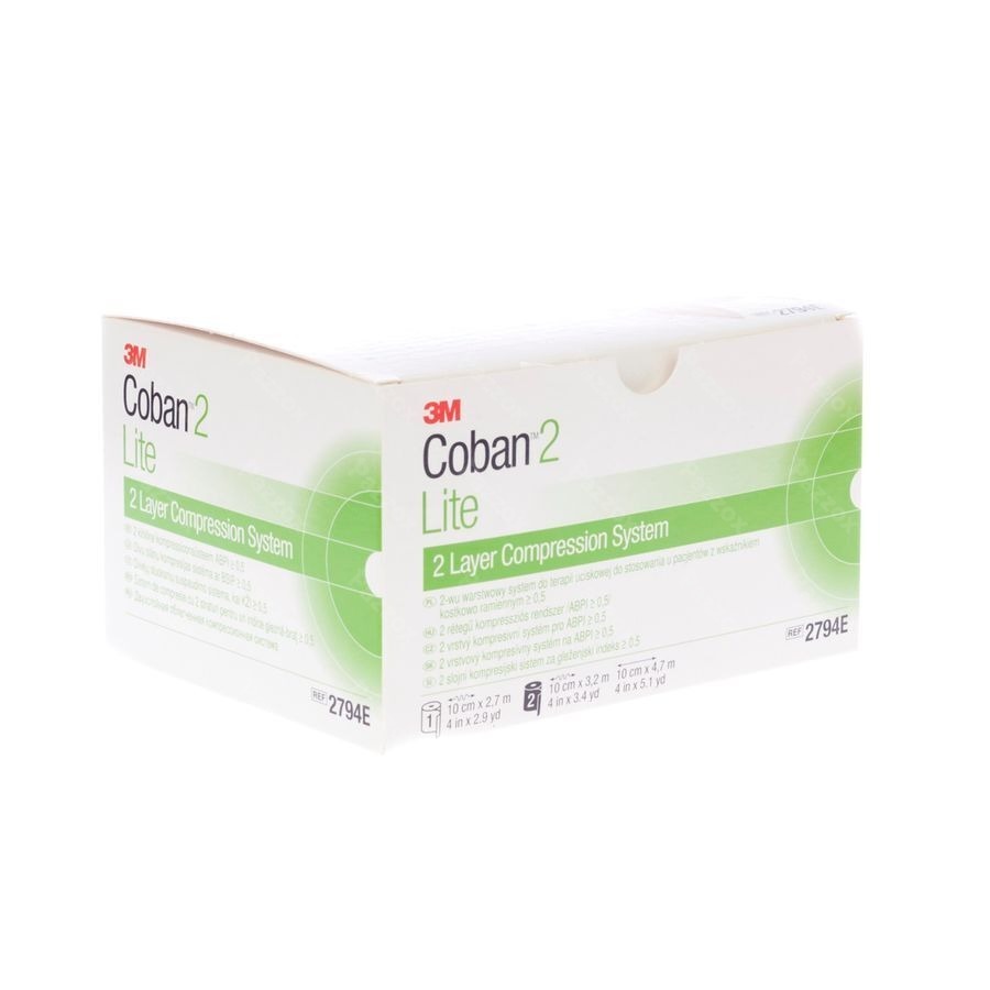 Coban Lite 3m Kompressiesysteem 2 Lagen Rol 2