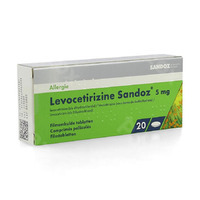 Levocetirizine Sandoz 5mg Comp Enrob. 20 X 5mg