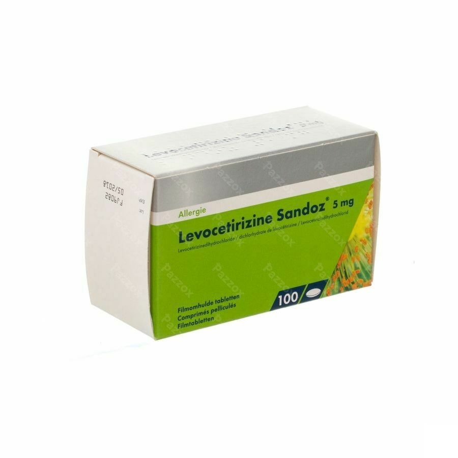 Levocetirizine Sandoz 5mg 100 Tabletten