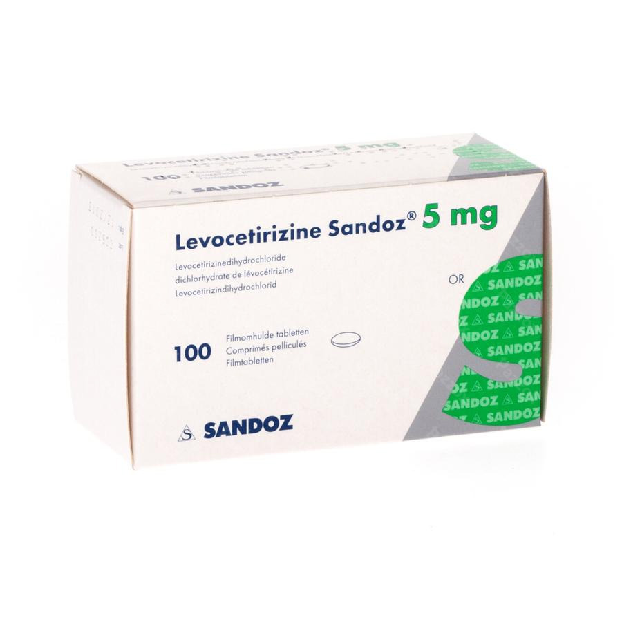 Levocetirizine Sandoz 5mg 100 Tabletten