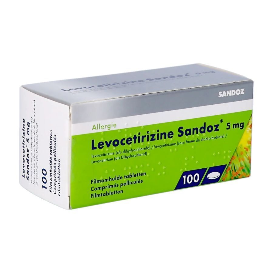 Levocetirizine Sandoz 5mg 100 Tabletten