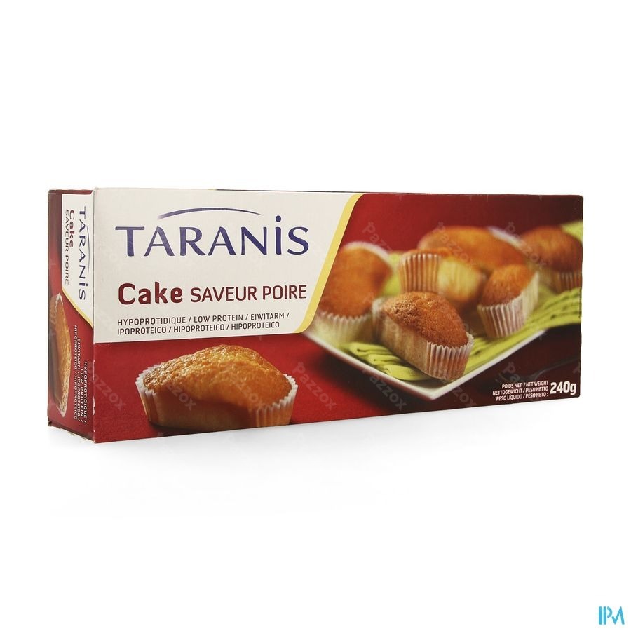 Taranis Mini Cake Peer 240g 6 Stuks 4655