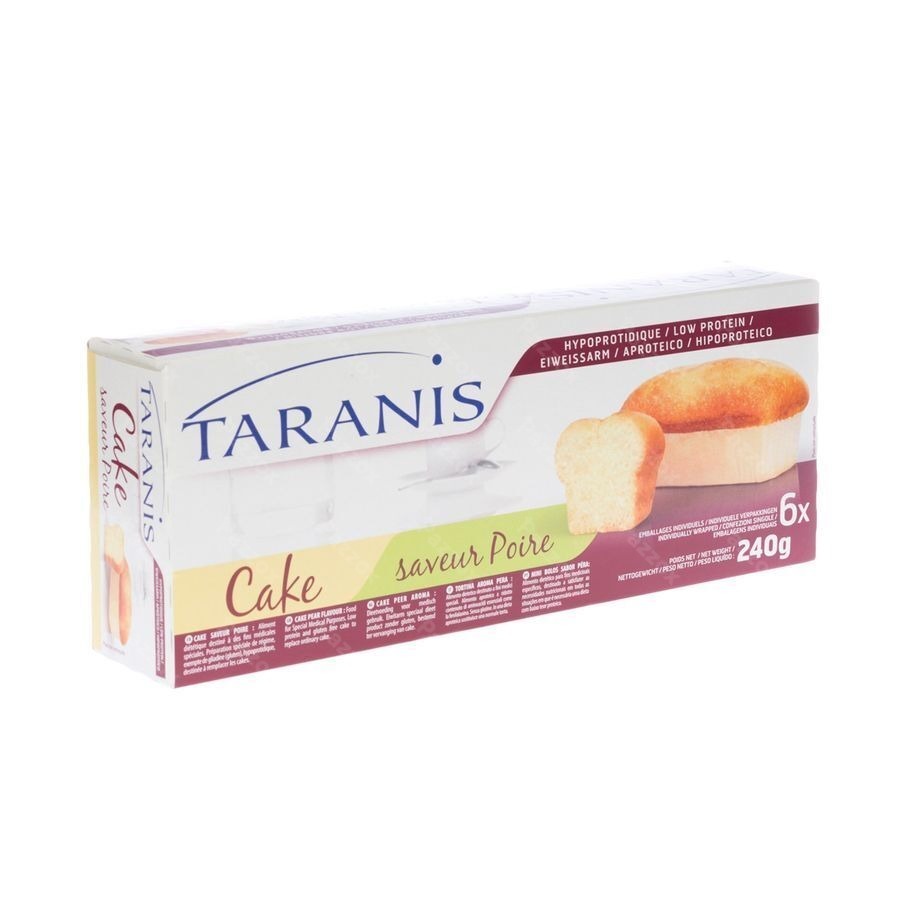 Taranis Mini Cake Peer 240g 6 Stuks 4655
