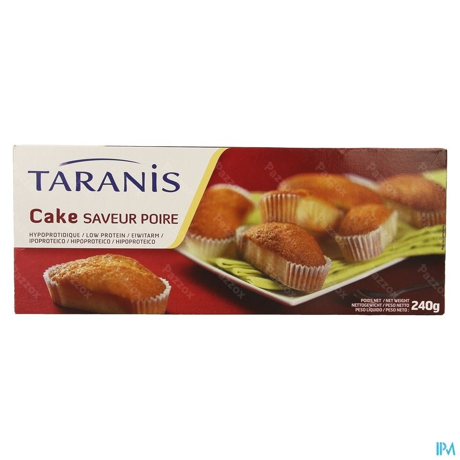 Taranis Mini Cake Peer 240g 6 Stuks 4655