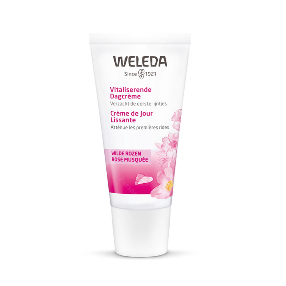 Weleda Wilde Rozen Dagcreme Vitaliserend Tube 30ml