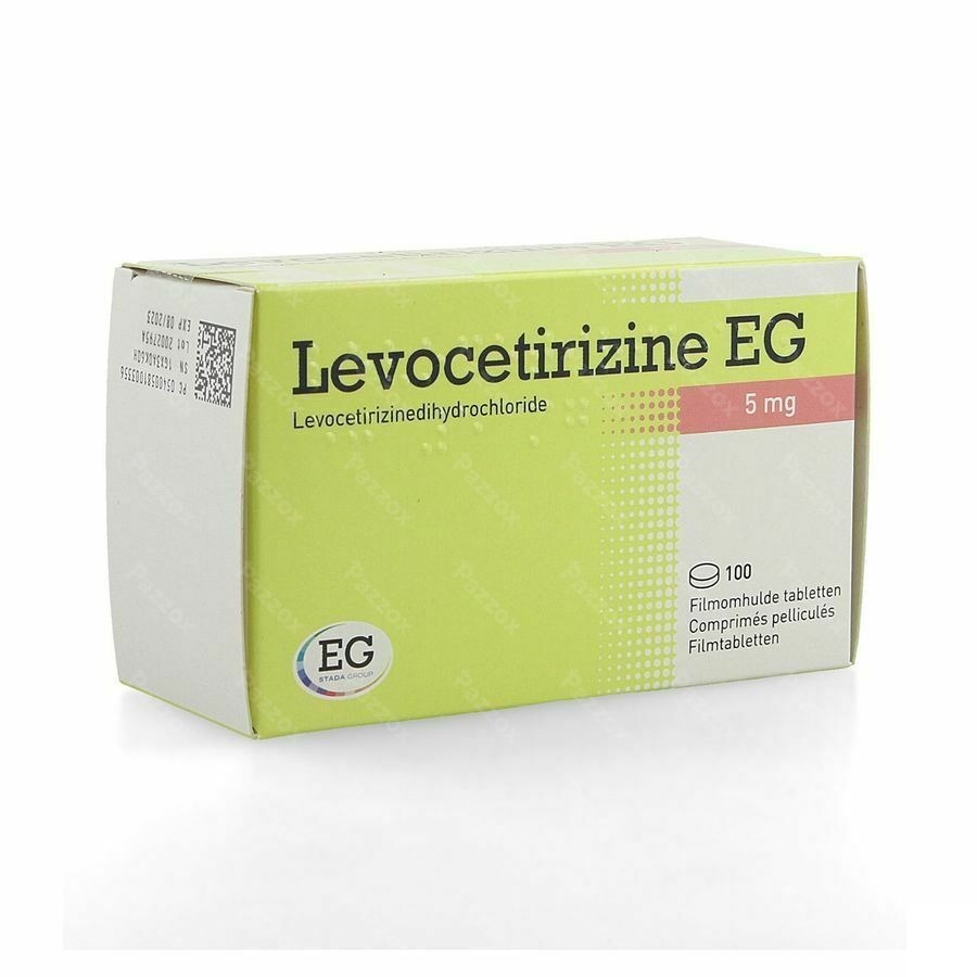 Levocetirizine EG 5mg 100 Tabletten