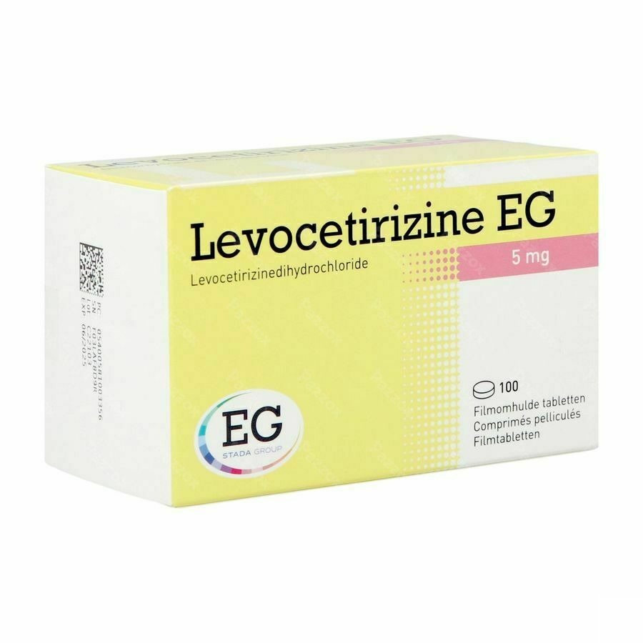 Levocetirizine EG 5mg 100 Tabletten
