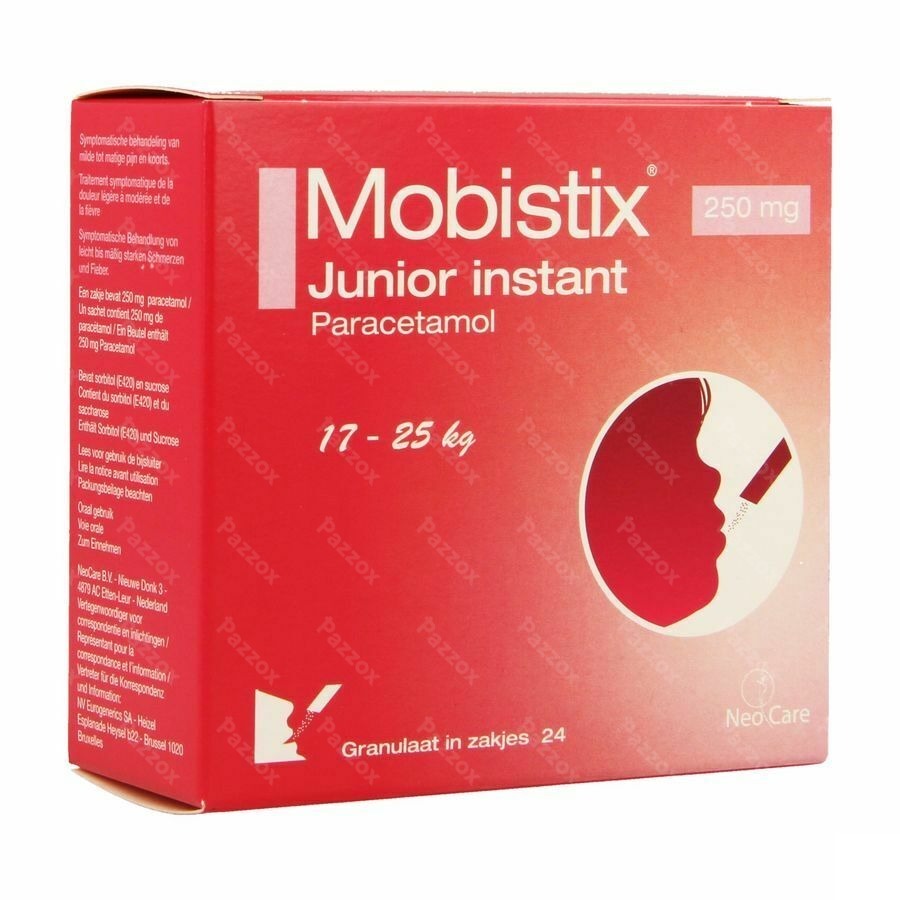 Mobistix Junior Instant 250Mg Gran Zakje 24X250Mg
