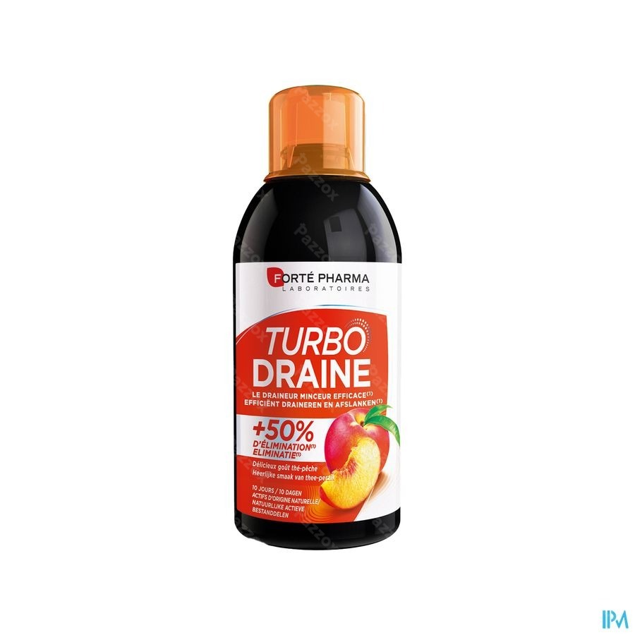 Turbodraine Groene Thee Perzik 1x500ml