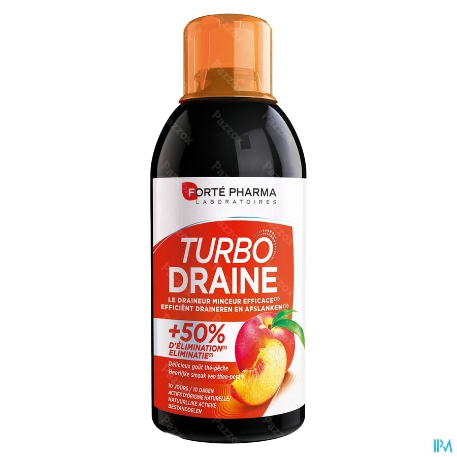 Turbodraine Groene Thee Perzik 1x500ml