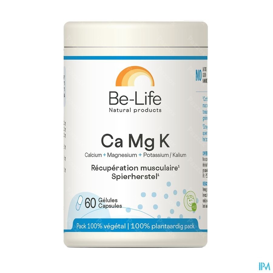 Be-Life Ca-Mg-K Minerals 60 Capsules