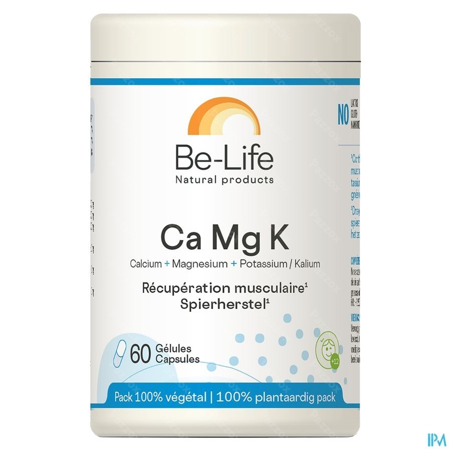 Be-Life Ca-Mg-K Minerals 60 Capsules