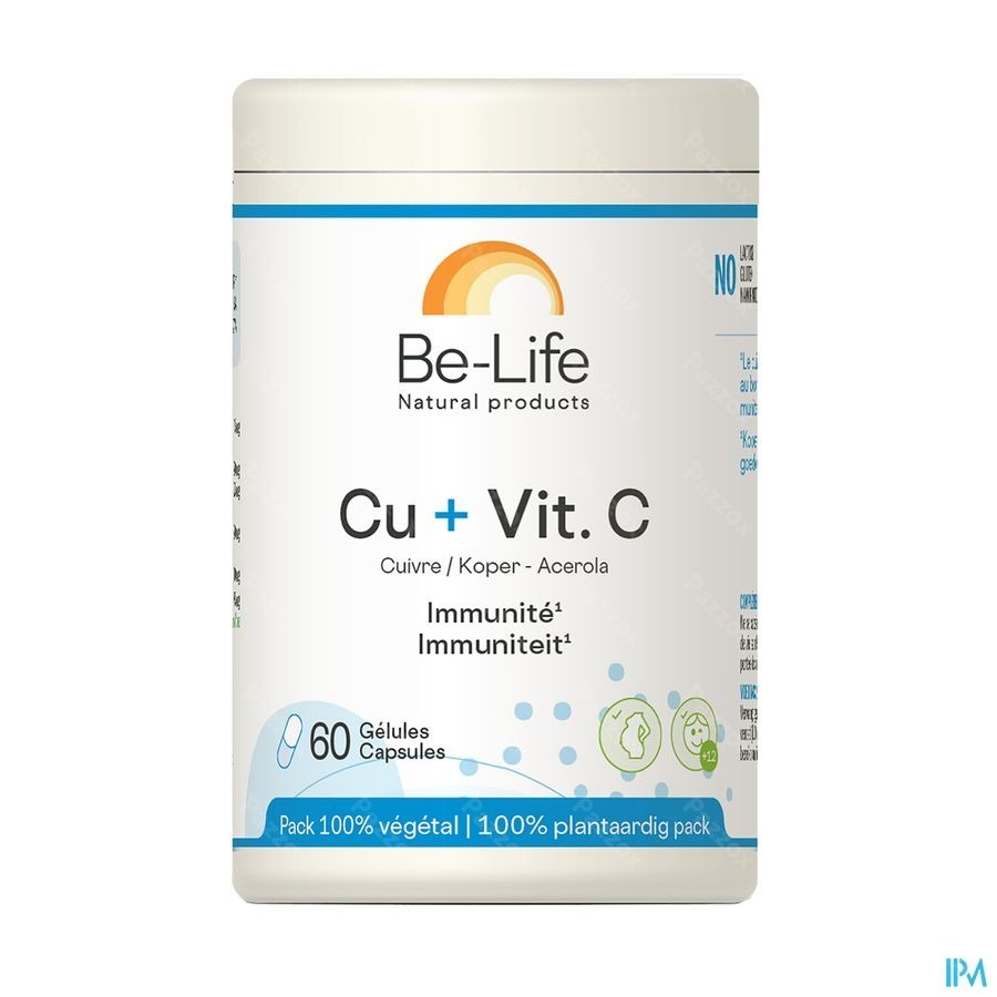 Be-Life Cu + Vitamine C 60 Capsules