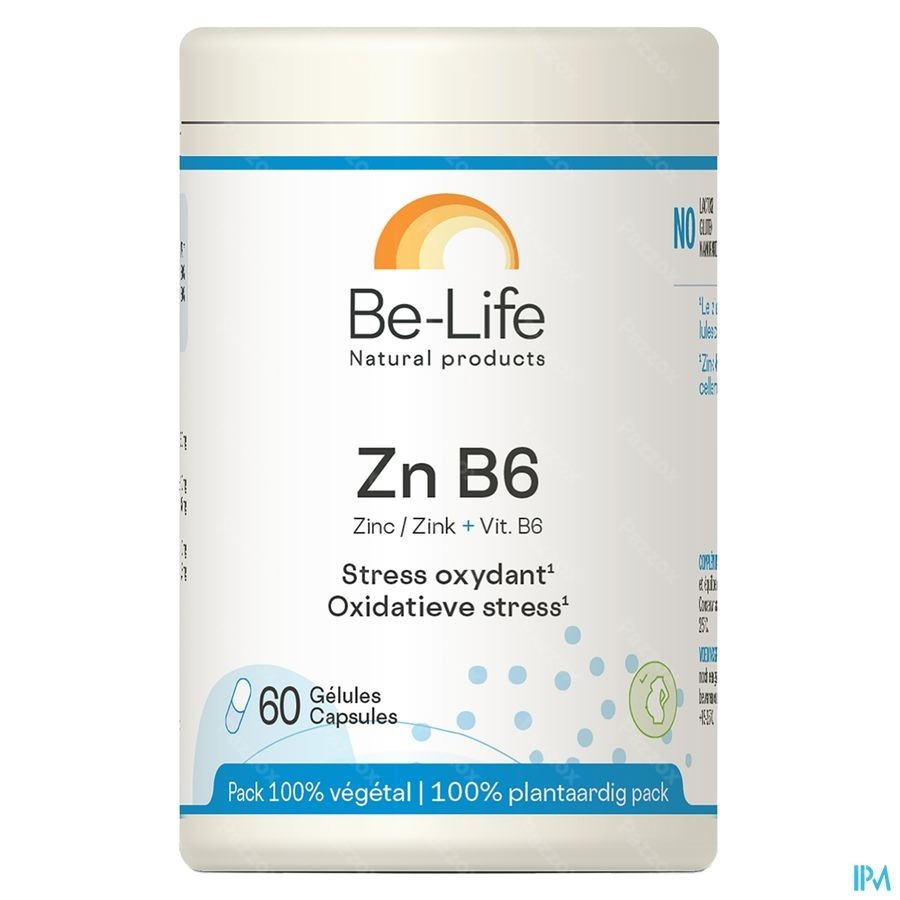 Be-Life Zn B6 60 Capsules