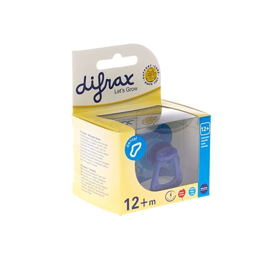 Difray Fopspeen Half Gevuld Jongen +12m