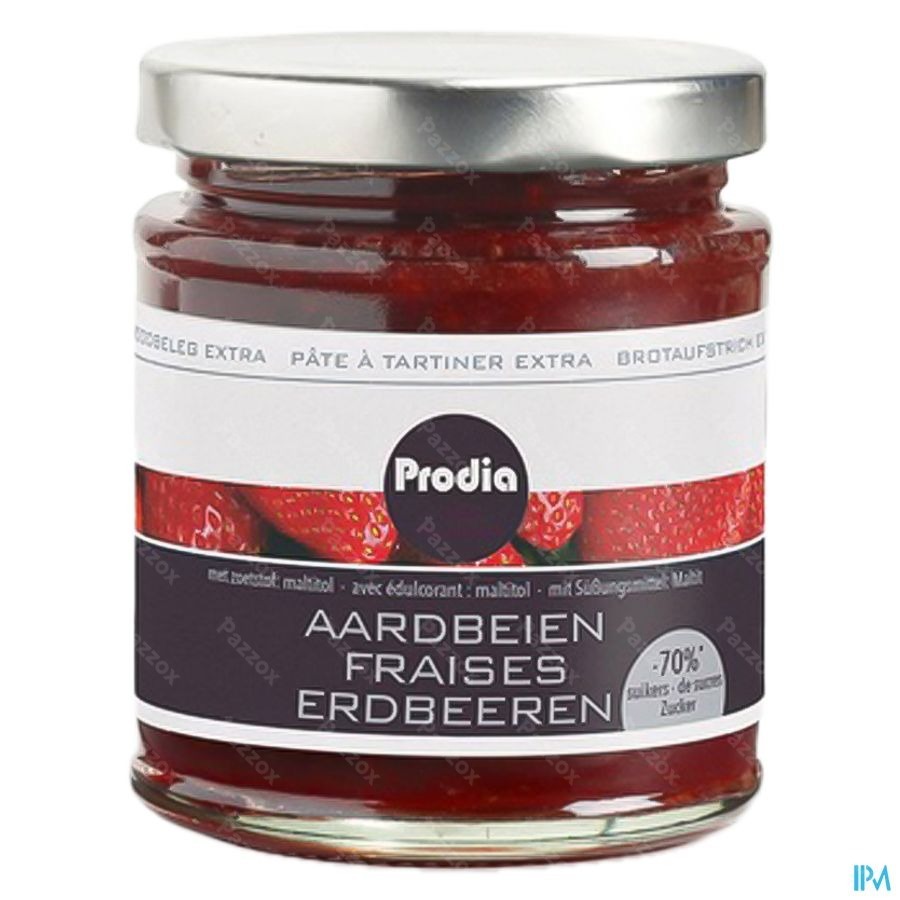 Prodia Broodbel.extra Aardb.malt.215g 5636 Revogan