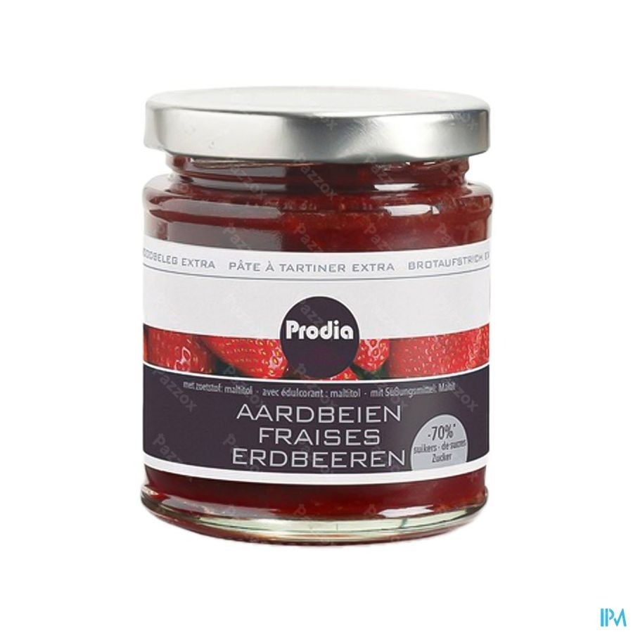 Prodia Broodbel.extra Aardb.malt.215g 5636 Revogan