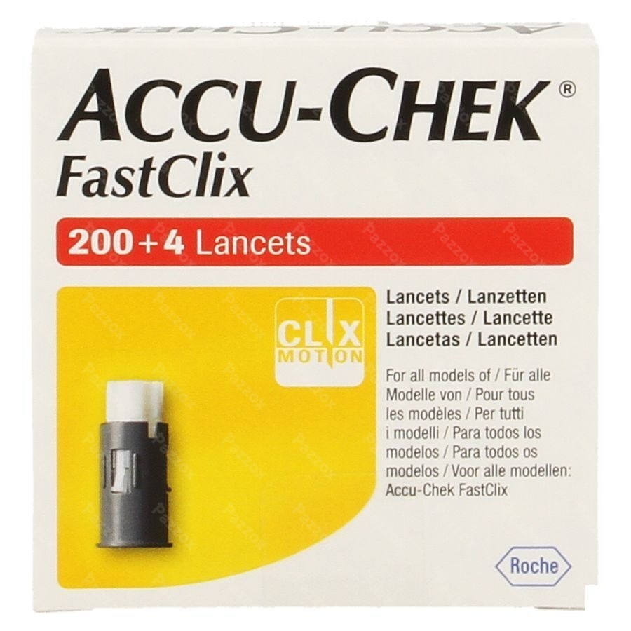 Accu Chek Mobile Fastclix Lancet 34x6 5208491001
