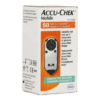 Accu Chek Mobile Testcassette Bloedglucose 50 Beurten
