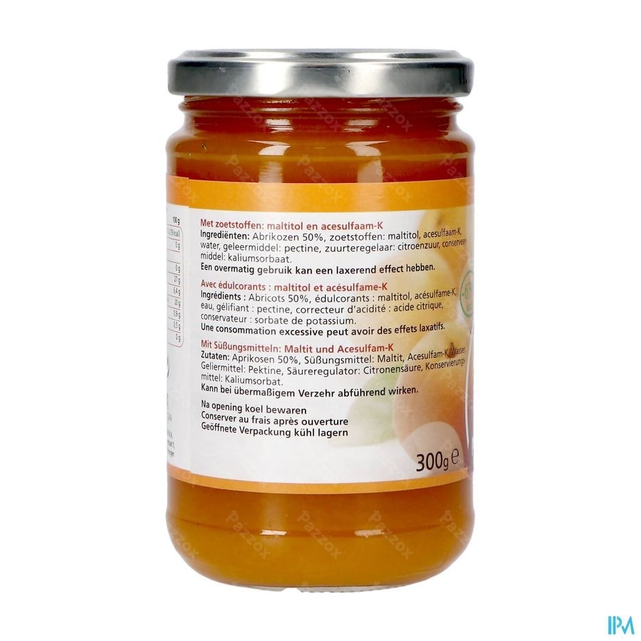 Prodia Broodbeleg Abrik.+maltitol300g 6187 Revogan