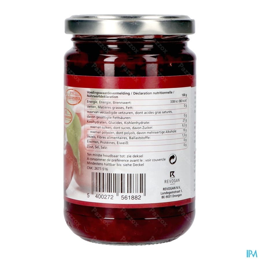 Prodia Broodbeleg Krieken+maltit.300g 6188 Revogan