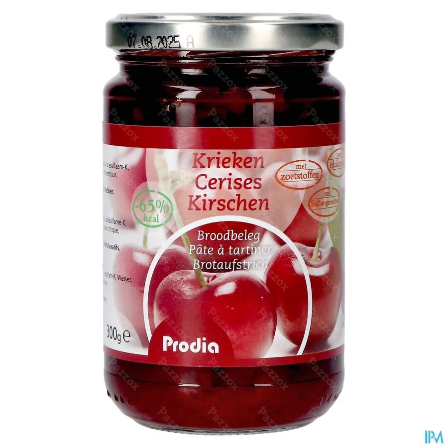Prodia Broodbeleg Krieken+maltit.300g 6188 Revogan