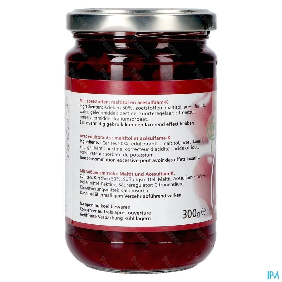Prodia Broodbeleg Krieken+maltit.300g 6188 Revogan