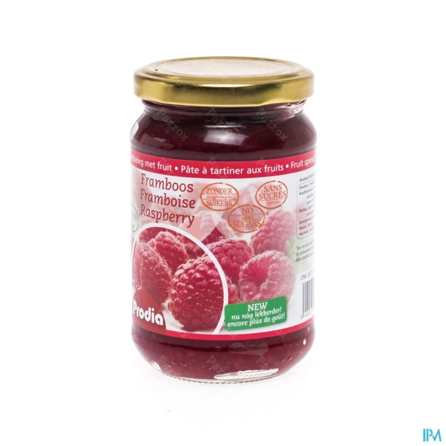 Prodia Broodbeleg Framb.+maltitol300g 6190 Revogan