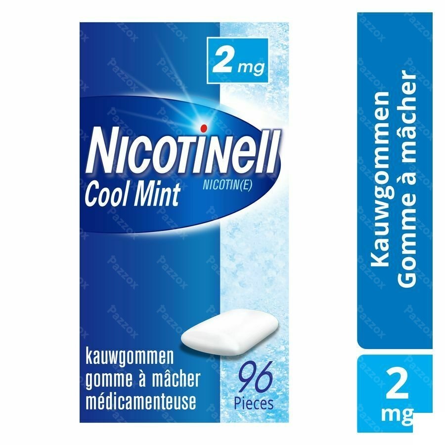 Nicotinell Cool Mint 2mg 96 Kauwgommen