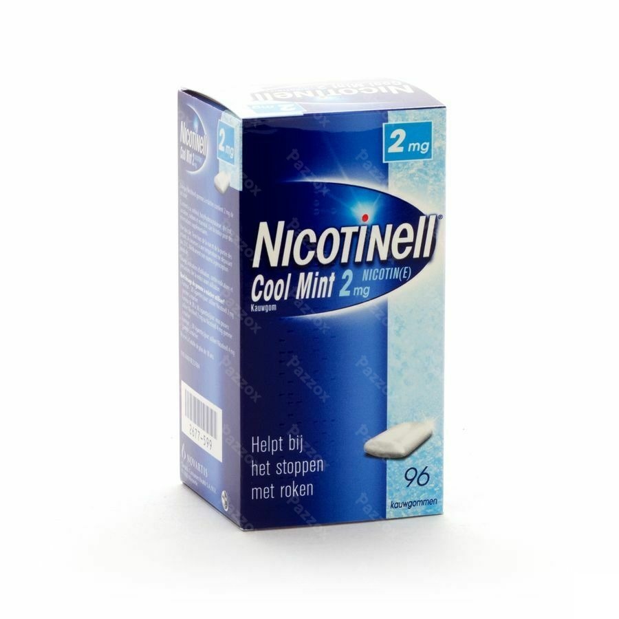Nicotinell Cool Mint 2mg 96 Kauwgommen