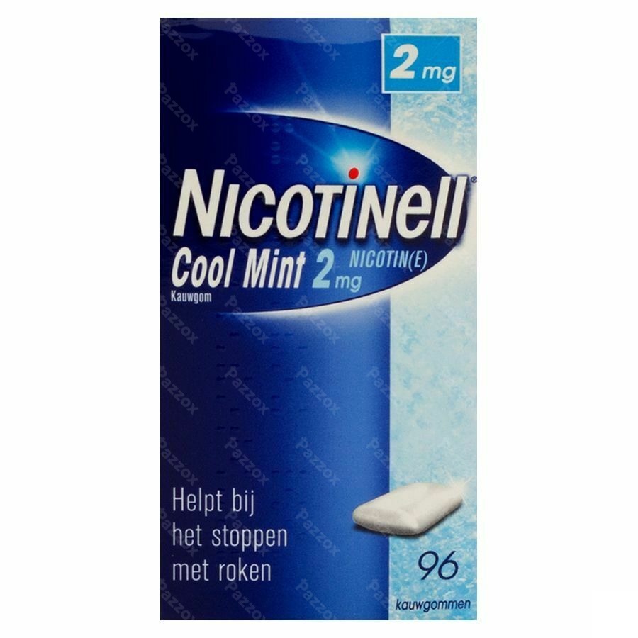 Nicotinell Cool Mint 2mg 96 Kauwgommen