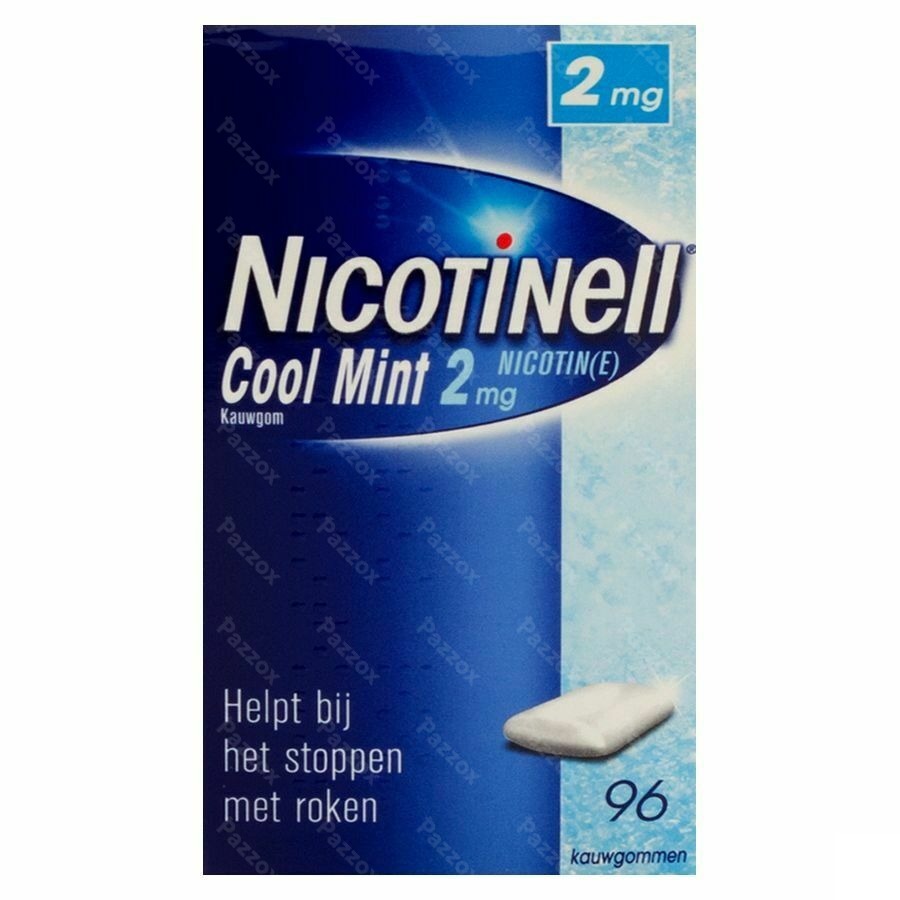 Nicotinell Cool Mint 2mg 96 Kauwgommen