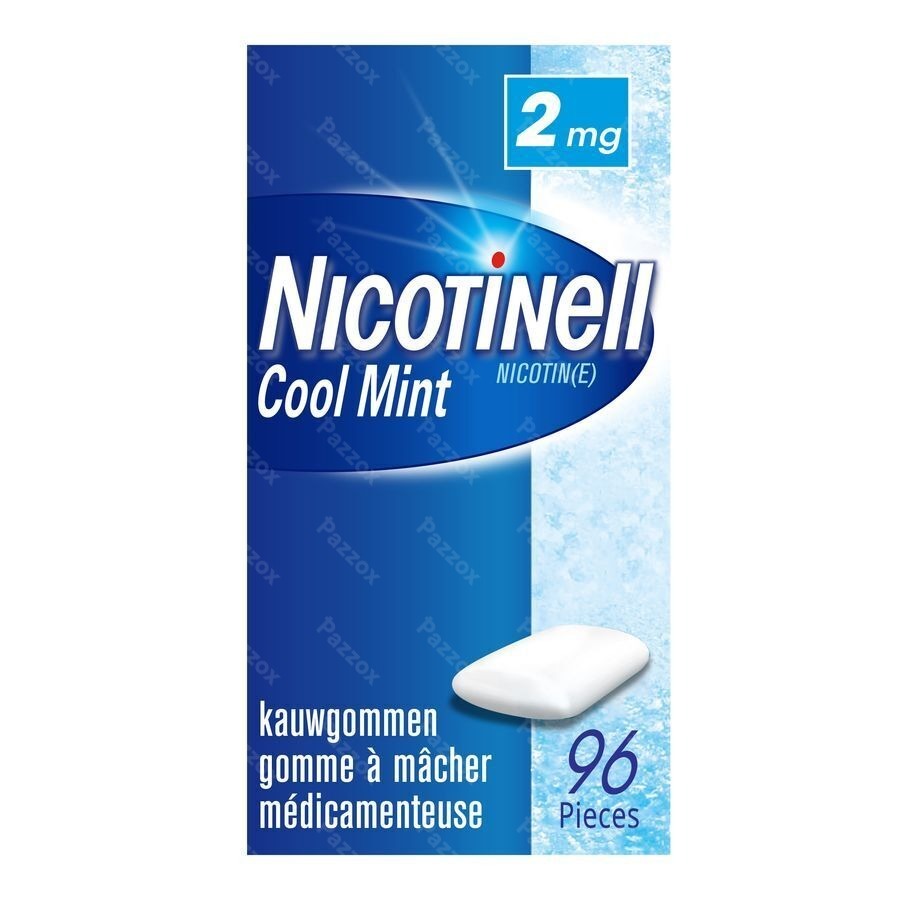 Nicotinell Cool Mint 2mg 96 Kauwgommen