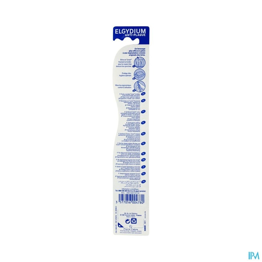 Elgydium Tandenb Antiplak S10 Medium