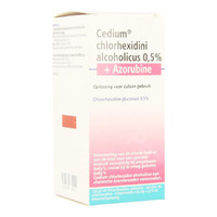 Cedium Chlorhexidini Gluc Alc 0,5% 125ml+azorubine