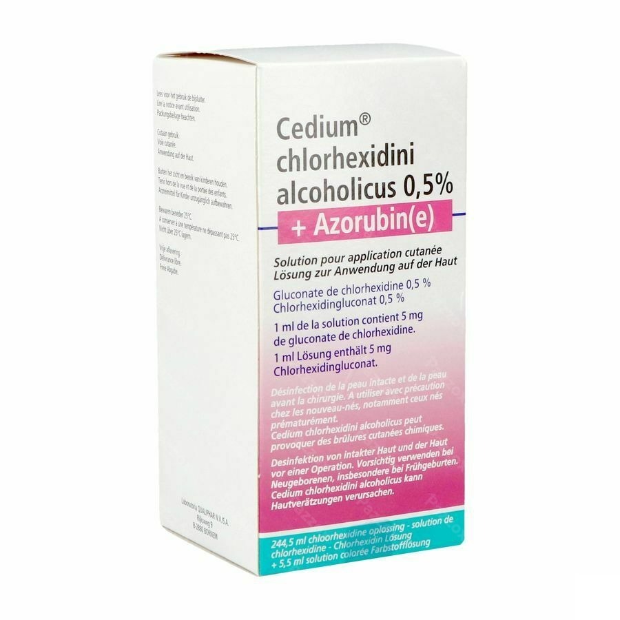 Cedium Chlorexidini Gluconaat 0.5% + Azurobin Ontsmetting 250ml 