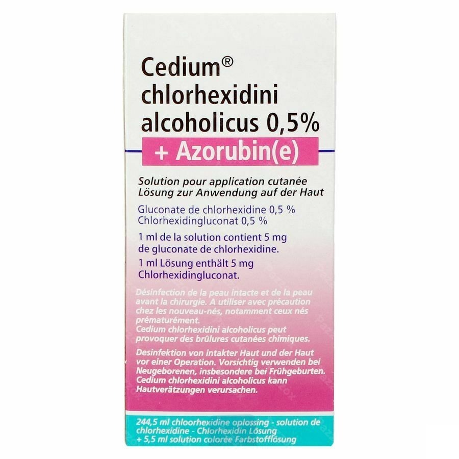 Cedium Chlorexidini Gluconaat 0.5% + Azurobin Ontsmetting 250ml 