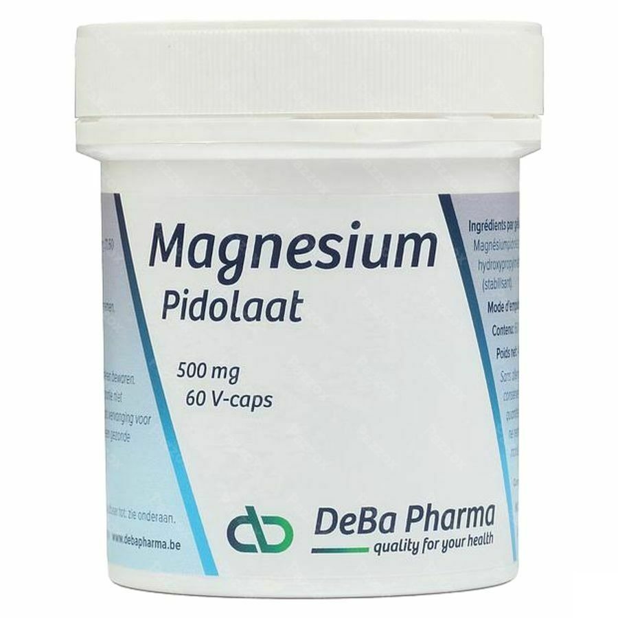Magnesiumpidolaat V-caps 60x500mg Deba