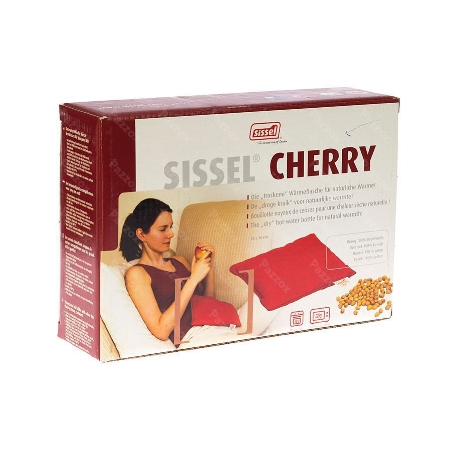 Sissel Cherry Kersenpitkussen 23x26cm Rood