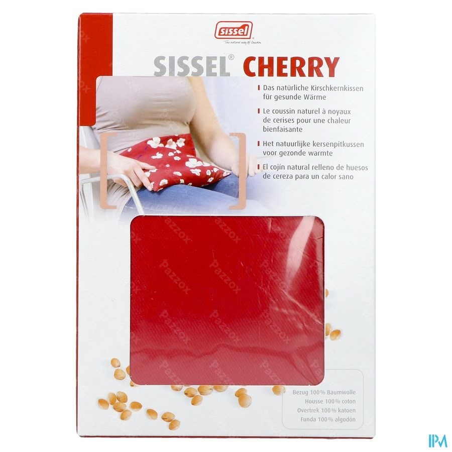Sissel Cherry Kersenpitkussen 23x26cm Rood