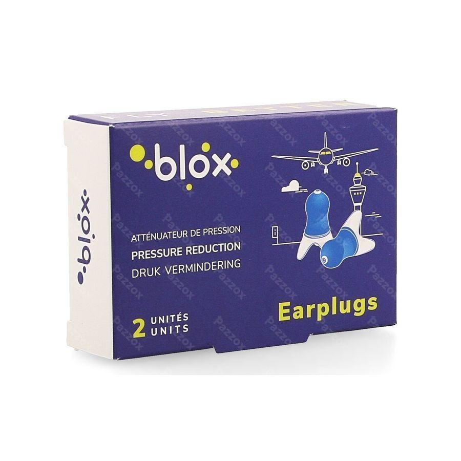 Blox Airplane 1 Pair A/Pressure Earplugs