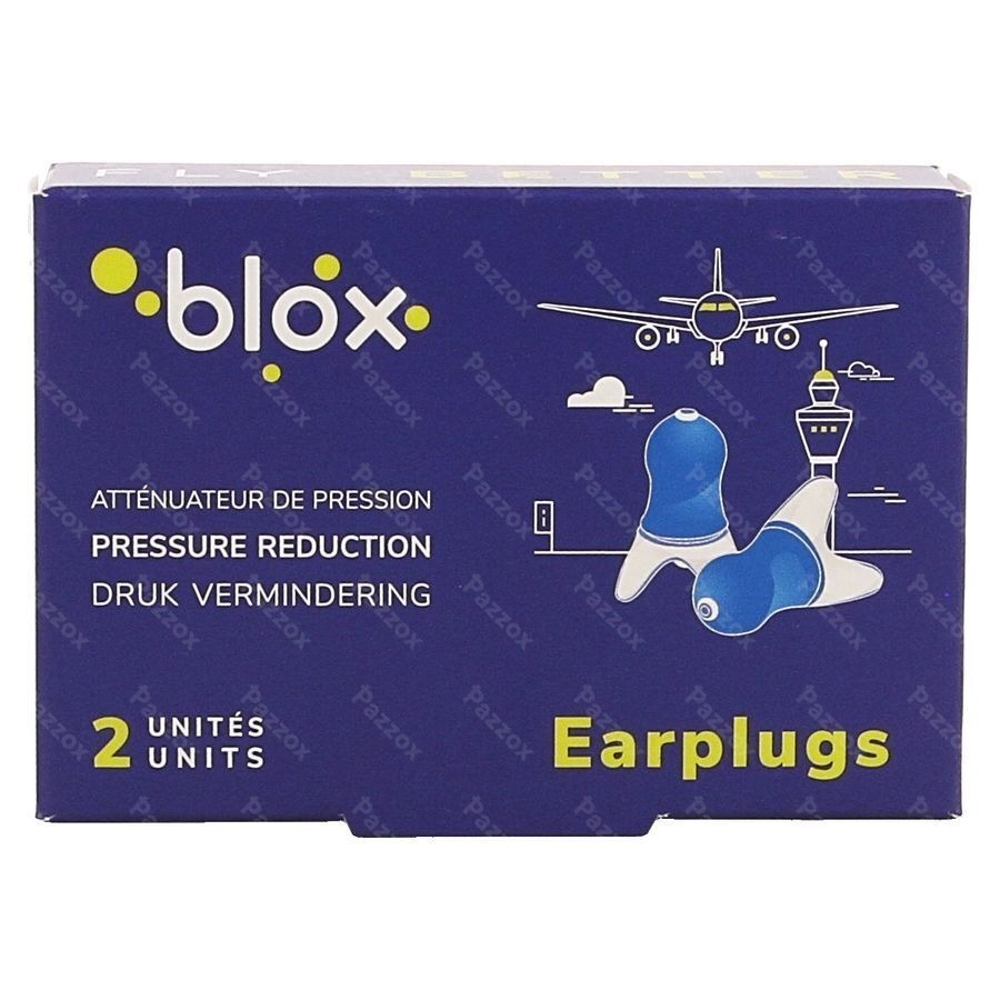 Blox Airplane 1 Pair A/Pressure Earplugs