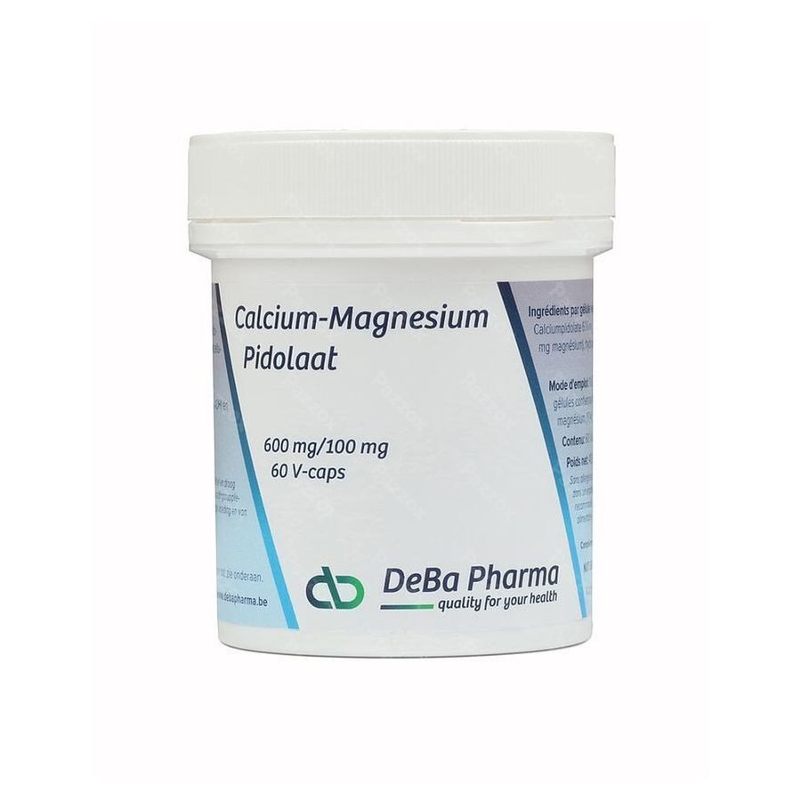 Calcium Magnesium Pidolaat 600/100mg V-caps 60