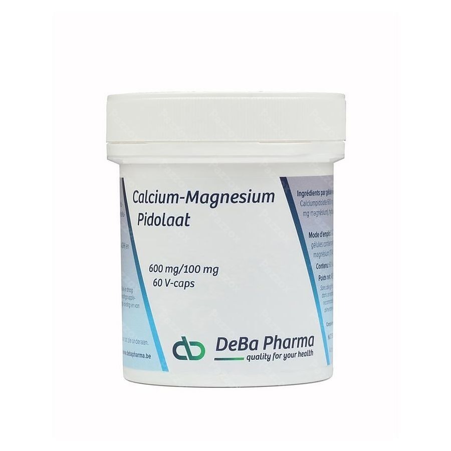 Calcium Magnesium Pidolaat 600/100mg V-caps 60